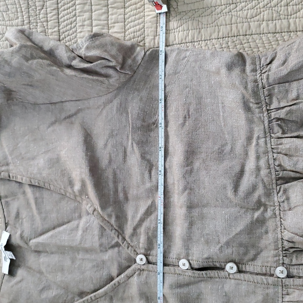 Madewell Linen Dress Small - Picture 11 of 12